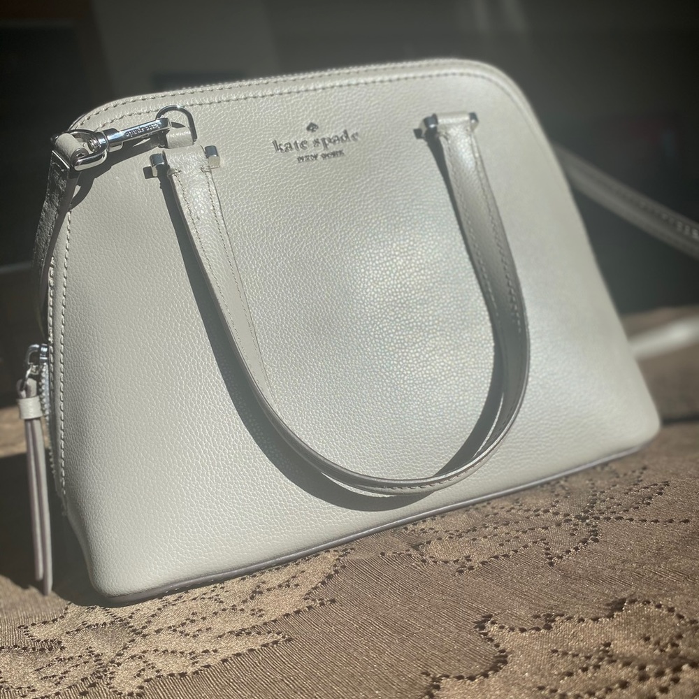 Light Grey Kate Spade Crossbody Purse